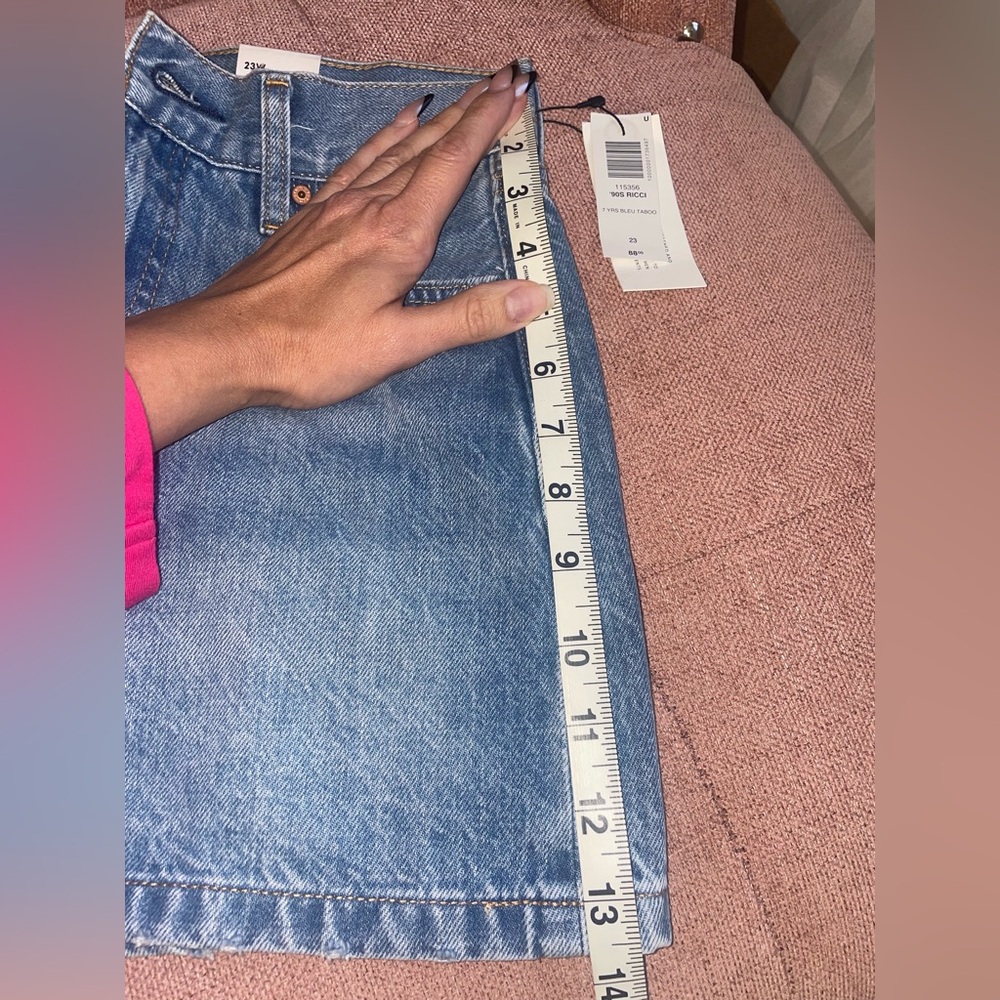 Aritzia Denim Forum The '90s Ricci Denim Jean Skirt, size 23 - Picture 3 of 15